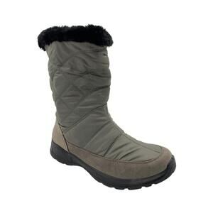 Easy Dry Women's Cuddle Boot Gray/Nylon/Lined - Extra Wide